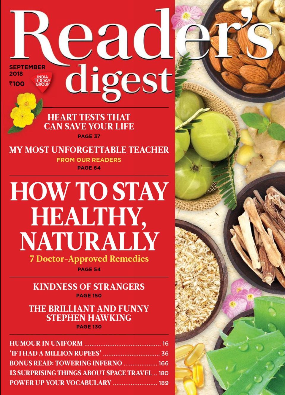 Reader s Digest India September 2018 Magazine india-today-group-india-today-business-today-aaj-tak-care-today